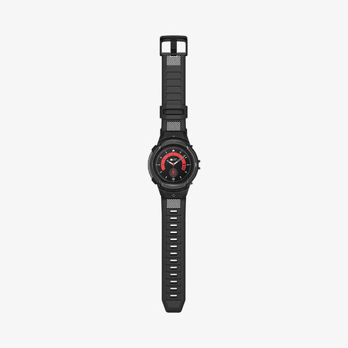 ACS06488 - Galaxy Watch 6 Classic (47mm) Case Rugged Armor Pro in black showing the front